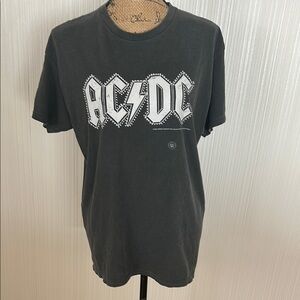 AC/DC Charcoal Short Sleeve Tee